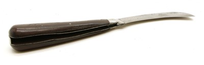 Lot 107 - An antique American civil war engraved lock knife