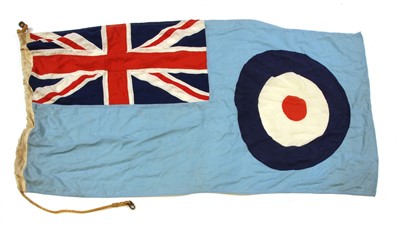 Lot 140 - A rare WWII British single panel stitched battle of Britain 11 group RAF airfield ensign flag