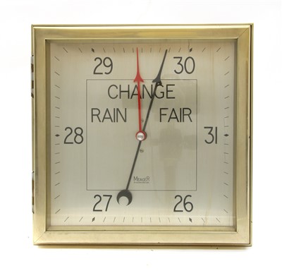 Lot 341 - A square wall barometer