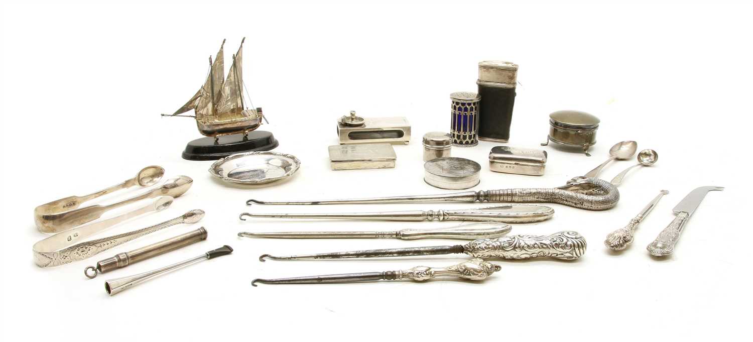 Lot 75 - Small Silver items