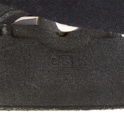 Lot 688 - An Hermès black canvas 'Herbag' backpack