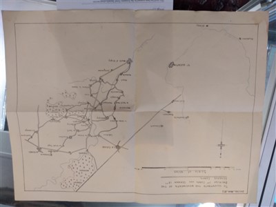 Lot 110 - An original WW1 Battle of Deville wood trench map