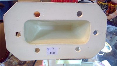 Lot 245 - An 18th creamware jelly mould