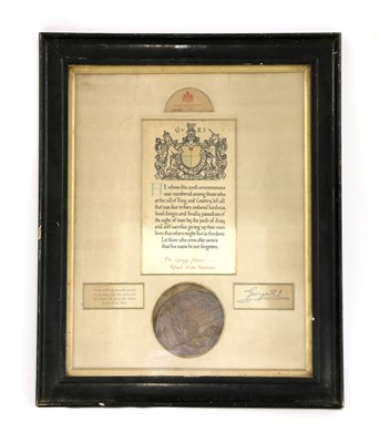 Lot 129 - A WWI death penny