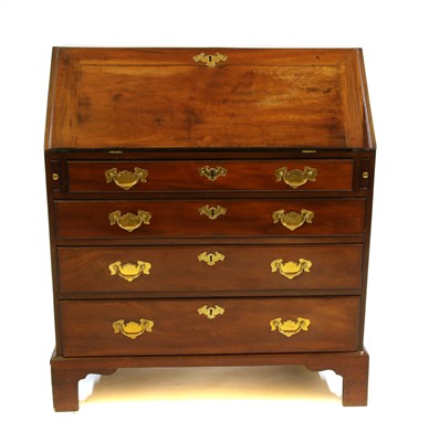 Lot 1606 - A George III mahogany bureau