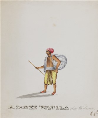 Lot 141 - Six Indian watercolours on paper