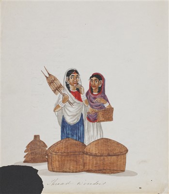 Lot 140 - Ten Indian watercolours on paper