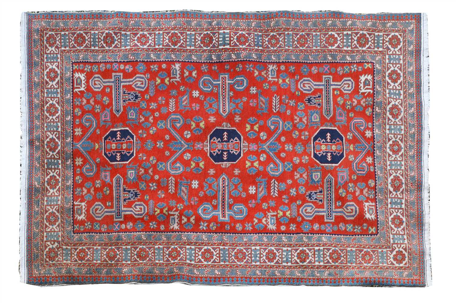 Lot 671 - A Caucasian Kuba rug