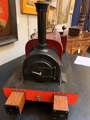 Lot 601 - A 5in gauge (7¼in gauge scale) narrow gauge live steam model