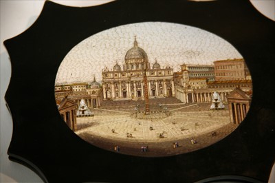 Lot 108 - A micromosaic of St Peter's Square, Rome
