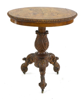 Lot 845 - An elm oval occasional table