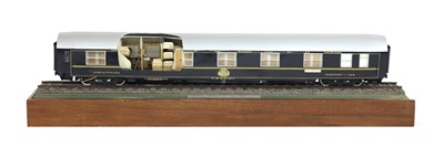 Lot 607 - A large and well detailed cutaway model of a Compagnie International des Wagon-Lits
