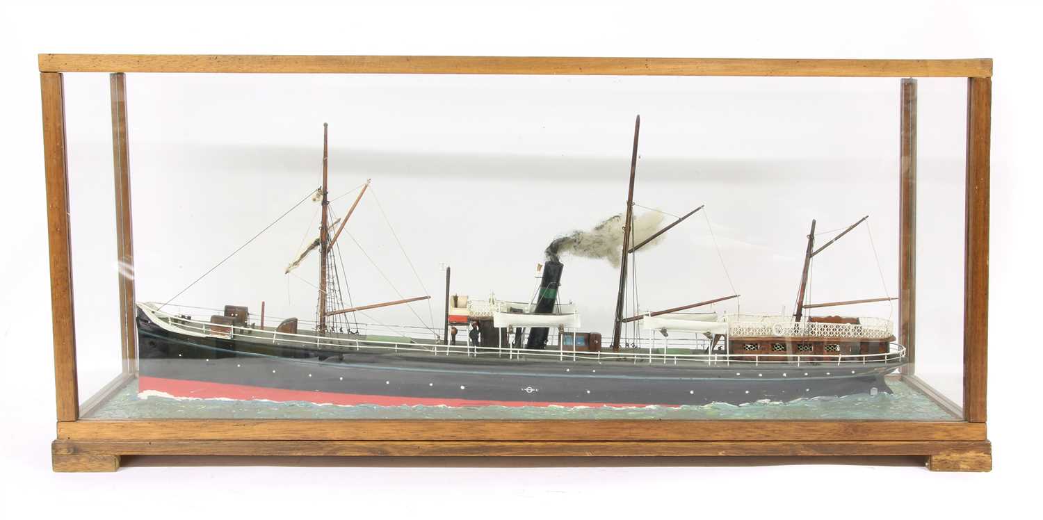 Lot 159 - A model of a steamer