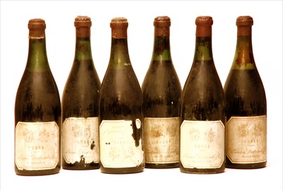Lot 310 - Gernon Desbarats & Co., Ludon, 1928, six bottles (in Burgundy bottles)
