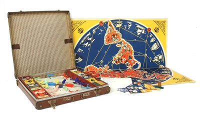 Lot 1164 - An early French aviation travel aircraft and boat game called Cosmail c.1950