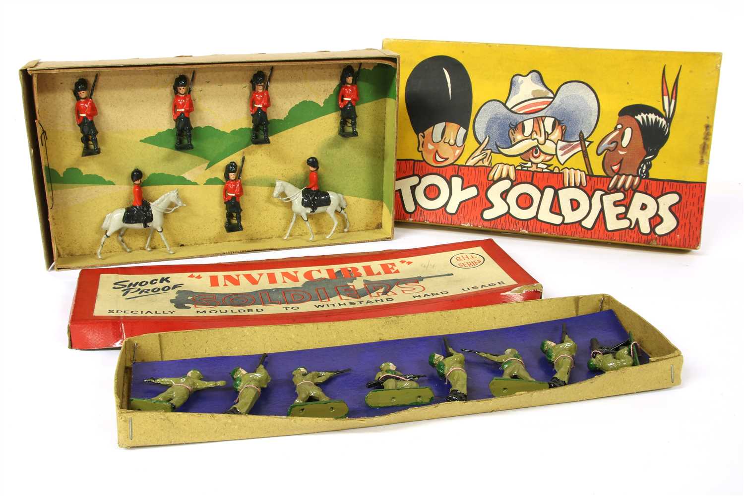 Lot 1192 - Two sets of boxed lead soldiers