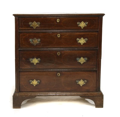 Lot 1671 - An oak chest