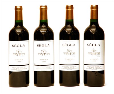 Lot 319 - Ségla, Margaux, (second wine of Château Rausan-Ségla), 2005, four bottles