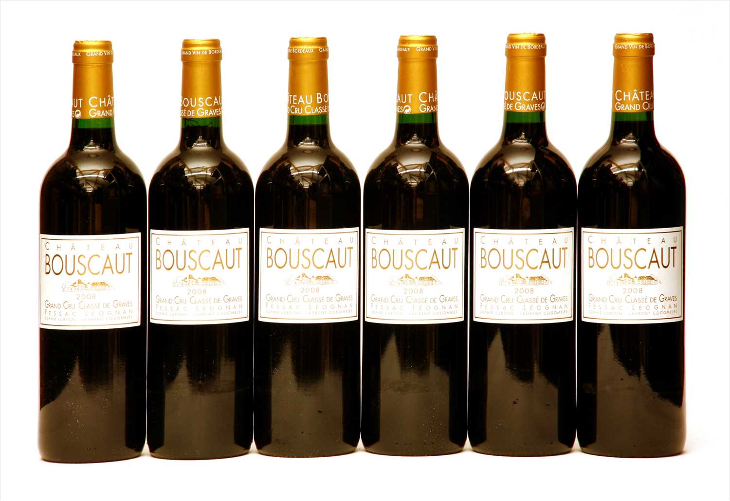 Lot 321 - Château Bouscaut, Cru Classé des Graves, 2008, six bottles