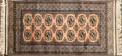 Lot 1722 - A hand knotted Kashmir Bokhara silk and woollen rug