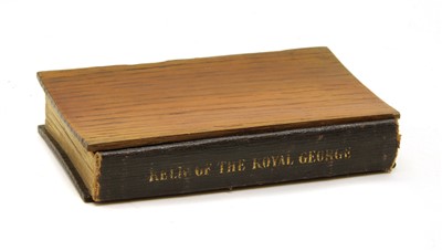 Lot 1119 - A 19th century miniature edition of 'A Narrative of the Loss of the Royal George