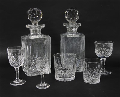 Lot 1302 - A Thomas Webb suite of glassware