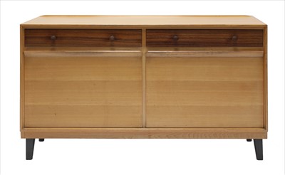 Lot 330 - A Gordon Russell ash and Indian rosewood sideboard