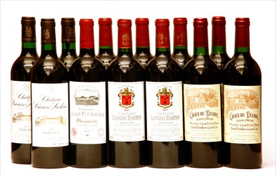 Lot 330 - Case 2001 Red Bordeaux: Ch Grand-Puy; Ch Prieuré Lichine, Ch Belair; Ch Langoa Barton