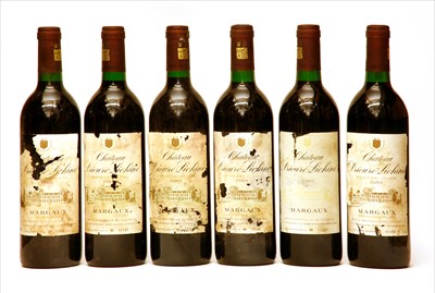 Lot 334 - Château Prieure-Lichine, Margaux, 4th growth, 1989, six bottles