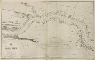 Lot 112 - ADMIRALTY CHART OF THE RIVER THAMES