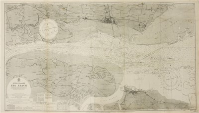 Lot 110 - ADMIRALTY CHART OF THE RIVER THAMES