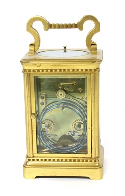 Lot 1323 - A carriage clock