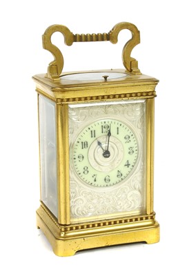 Lot 1323 - A carriage clock