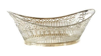Lot 1144 - A French silver bread basket