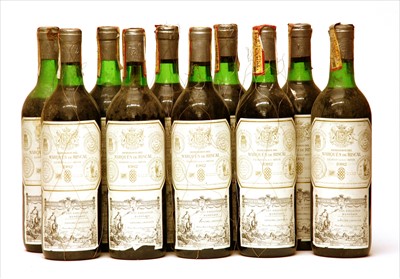 Lot 171 - Herederos del Marqués de Riscal, Rioja, 1982, ten bottles