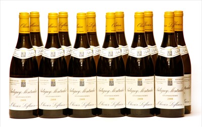 Lot 9 - Olivier Leflaive, Puligny-Montrachet, Les Enseignères, 2008, twelve bottles (boxed)