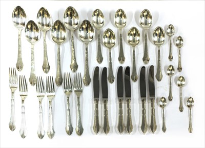 Lot 192 - A collection of Danish flatware