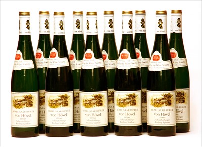 Lot 17 - Von Hövel, Scharzhofberger Riesling Spätlese, 1990, ten bottles