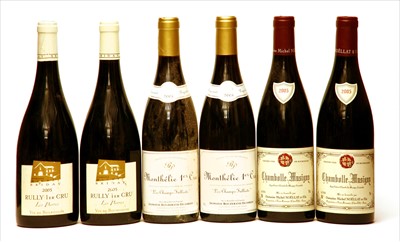 Lot 236 - Miscellaneous 2005 Red Burgundy: Dom Michel Noëllat et Fils and two others, six bottles in total