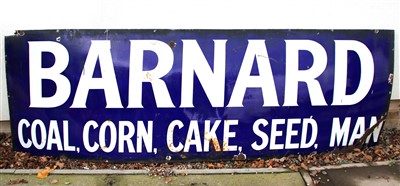 Lot 1514A - A large enamel sign