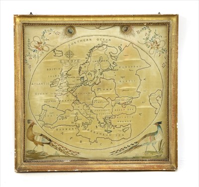 Lot 596 - A map sampler of Europe