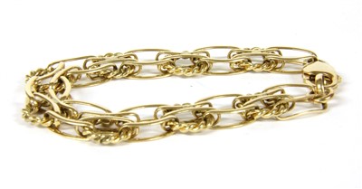 Lot 1058 - A 9ct gold bracelet