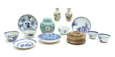 Lot 1105 - A collection of Chinese blue and white porcelain tea wares