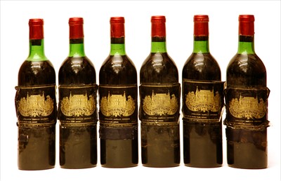 Lot 353 - Chateau Palmer, Margaux, 3rd growth, 1970, six bottles