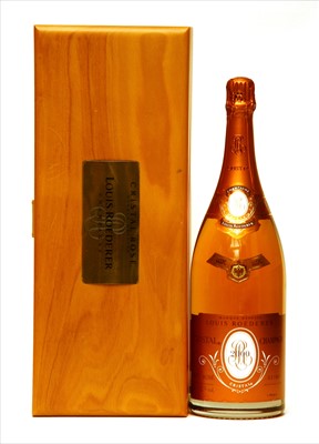 Lot 66 - Louis Roederer, Cristal, Rosé, 2000, one magnum (in wooden presentation box)
