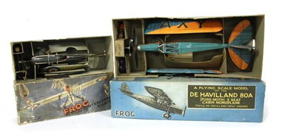Lot 454 - A Frog Puss Moth flying scale model