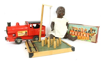 Lot 1281 - A collection of dolls and games