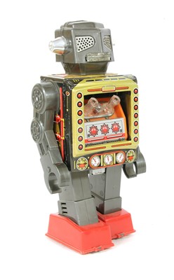 Lot 1196 - A Horikawa 'attacking Martian' Japanese tinplate robot
