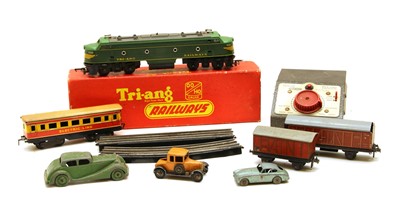 Lot 1277 - A quantity of model cars and railways