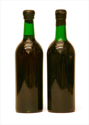 Lot 97 - Vintage Port, no label, plain capsule, two bottles